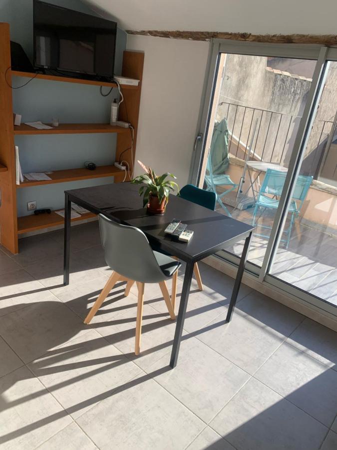 Studio Avec Terrasse Aix-en-Provence Exterior foto